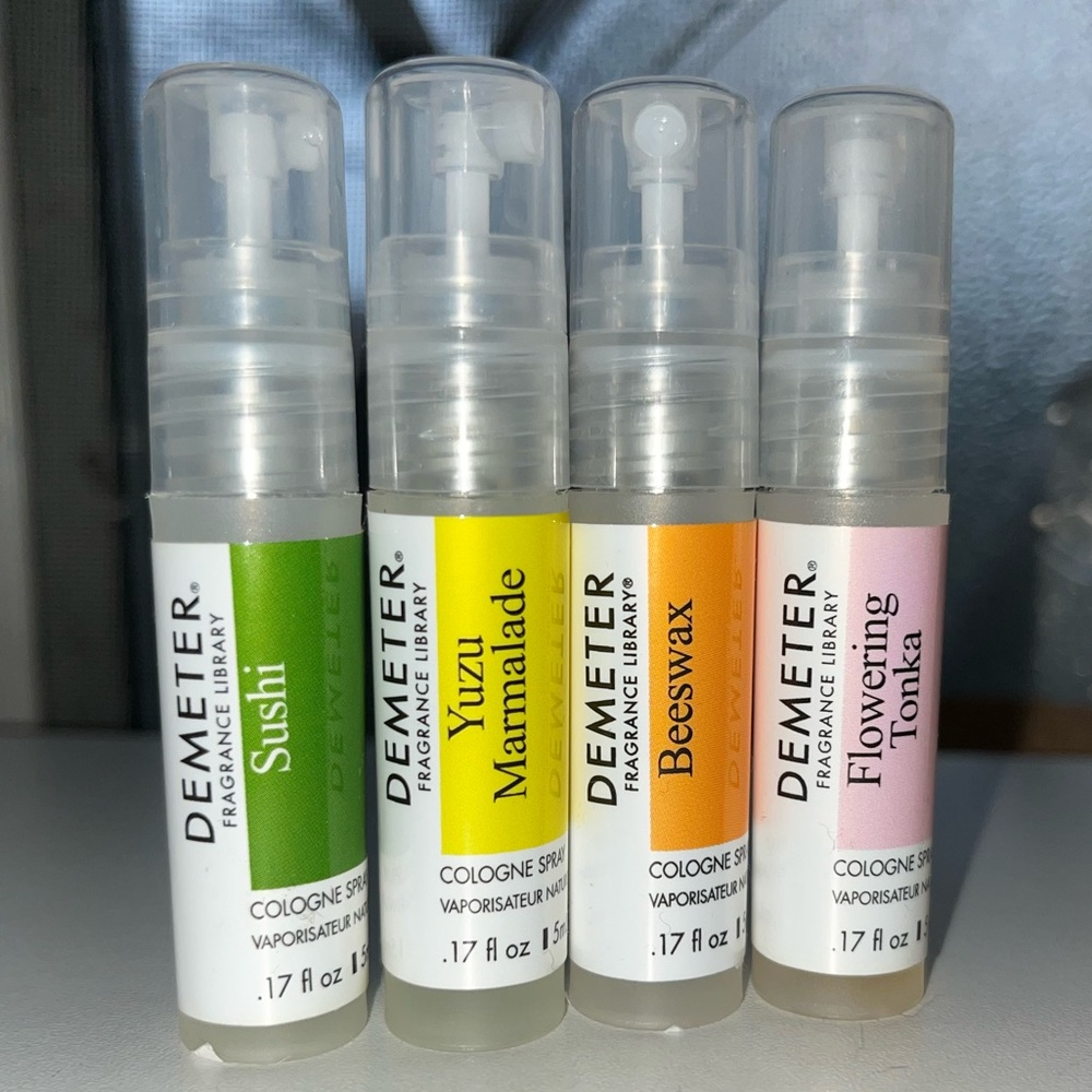 Demeter Fragrance purse size sprays (4 scents)